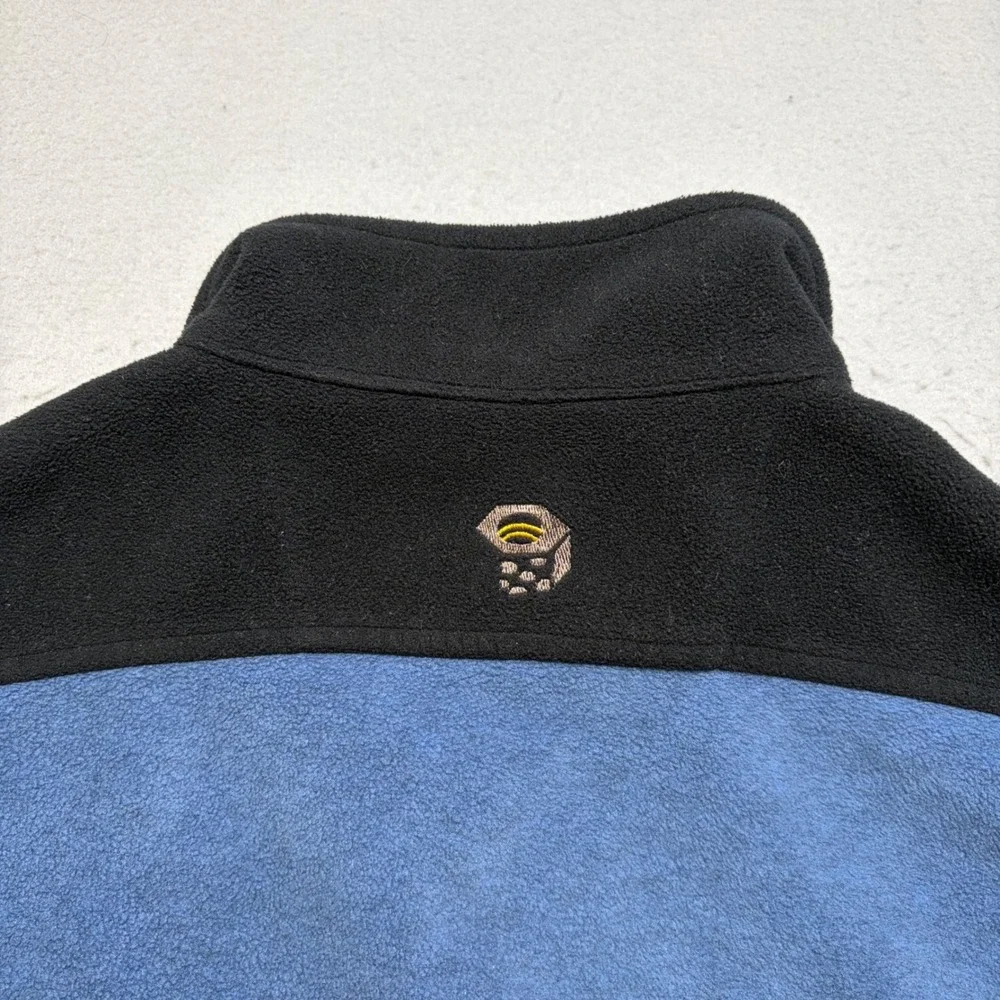 Mountain Hardwear Fleece Vest Mens L Blue Gore Windstopper Vintage 90s USA Made